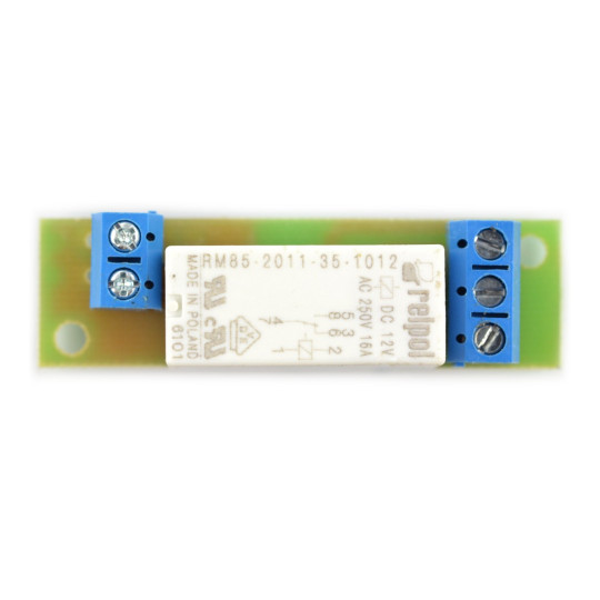 Tinycontrol GSMKON-101 - релейная плата 1x16A/12V катушка для контроллера GSM/LAN