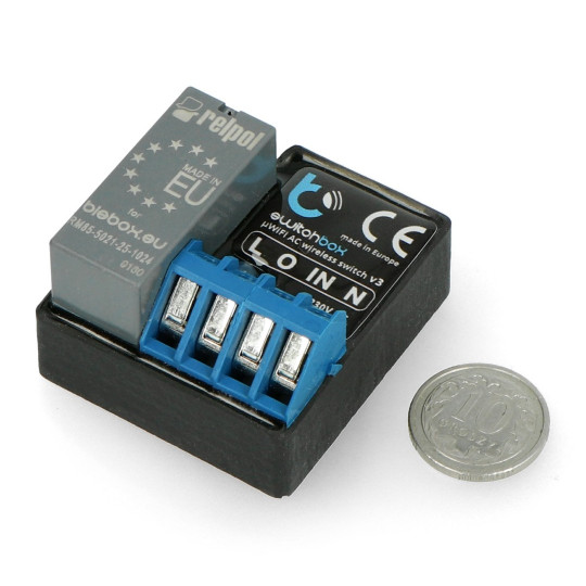 BleBox SwitchBox v3 - реле Wi-Fi 230 В - приложение для Android/iOS