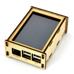 Obudowa do Raspberry Pi 2/3 i ekranu 4'' - drewniana
