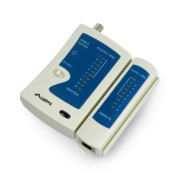 Tester przewodów RJ45 / RJ12 / RJ11 / Coaxial - Lanberg NT-0401