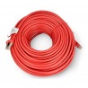 Przewód sieciowy Lanberg Ethernet Patchcord FTP kat.6 30m - czerwony - zdjęcie 2