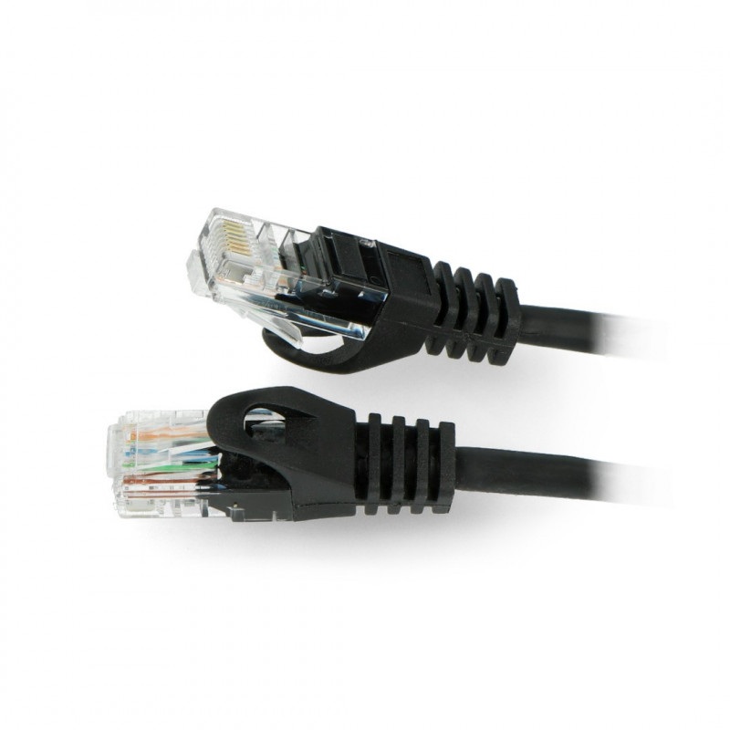 Przewód sieciowy Lanberg Ethernet Patchcord UTP 5e 50m - czarny