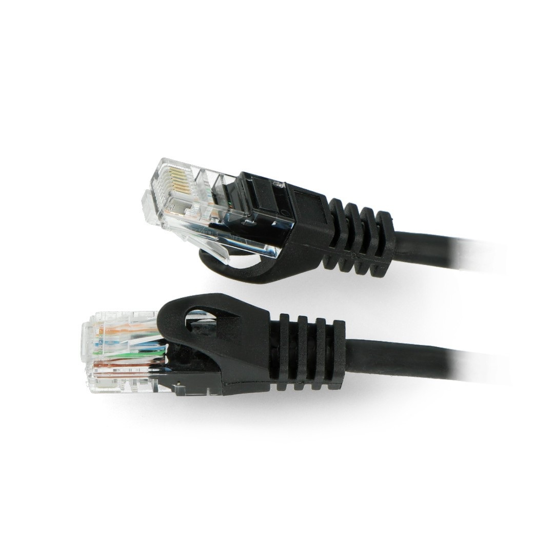 Przewód sieciowy Lanberg Ethernet Patchcord UTP 5e 50m - czarny