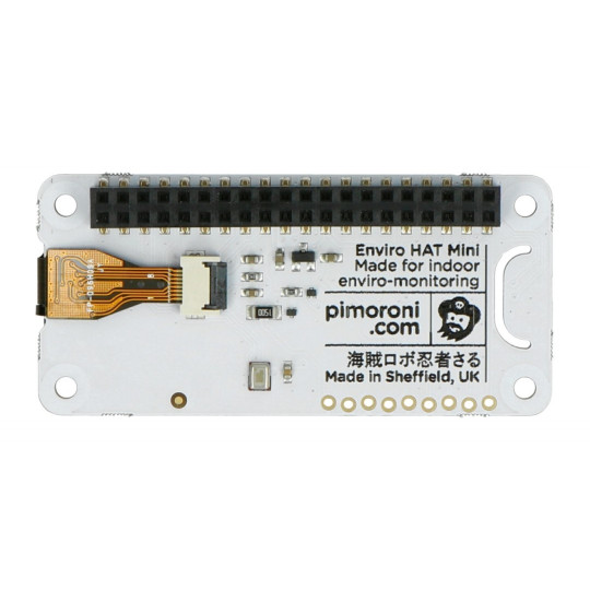 Enviro Mini HAT — плата расширения для Raspberry Pi, измеряющая температуру, давление, интенсивность света и приближение.