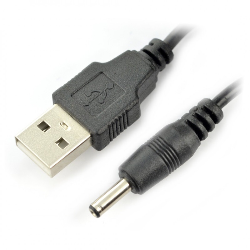 Przewód zasilający USB - DC 3.5x1,3mm