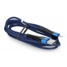 Przewód eXtreme Spider USB A - Lightning do iPhone/iPad/iPod 1,5m - niebieski - zdjęcie 3