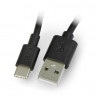 Przewód Goobay USB-C charging and sync cable 0,1m black - zdjęcie 1