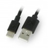 Przewód Goobay USB A 2.0 - USB C czarny - 2m - zdjęcie 1