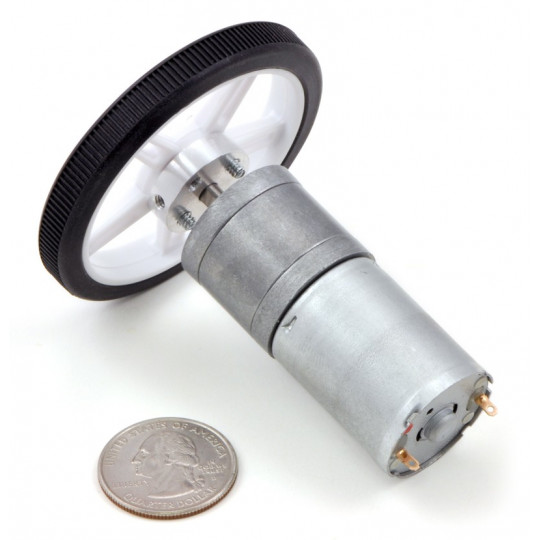 Двигун 25Dx54L з коробкою передач 75:1 6V 75 об/хв - Pololu 1586