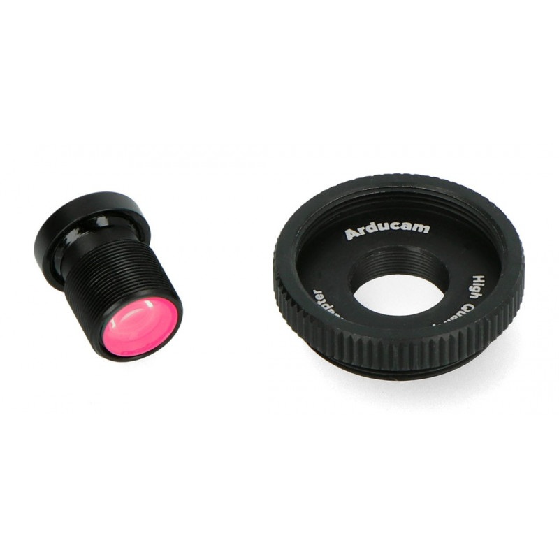 Obiektyw M12 3,56mm z adapterem dla kamery Raspberry Pi - ArduCam LN033