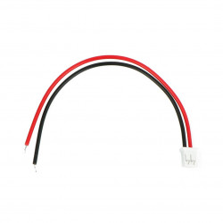 Wtyk JST prosty 2-pinowy, raster 2,0mm z przewodem