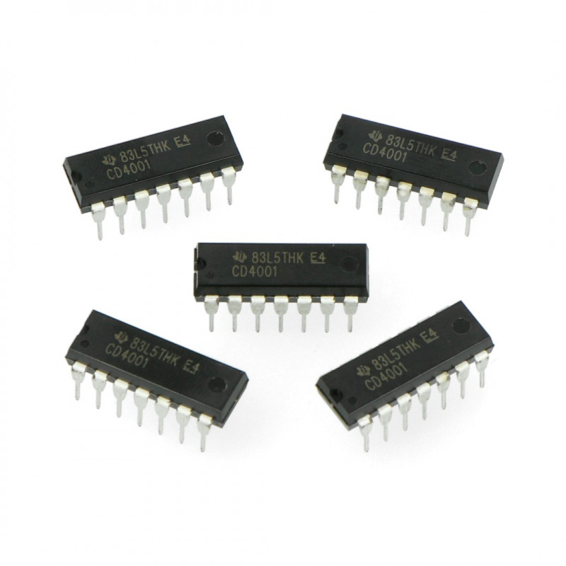 Układ logiczny CD4001BP 4xNOR - 5szt.