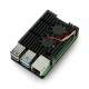 Obudowa do Raspberry Pi 4B - aluminiowa z dwoma wentylatorami - czarna Obudowa do Raspberry Pi 4B - aluminiowa z dwoma wentylatorami - czarna
