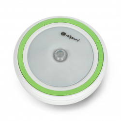 Lampka LED ML7000PIR z czujnikiem ruchu i zmierzchu - zielona