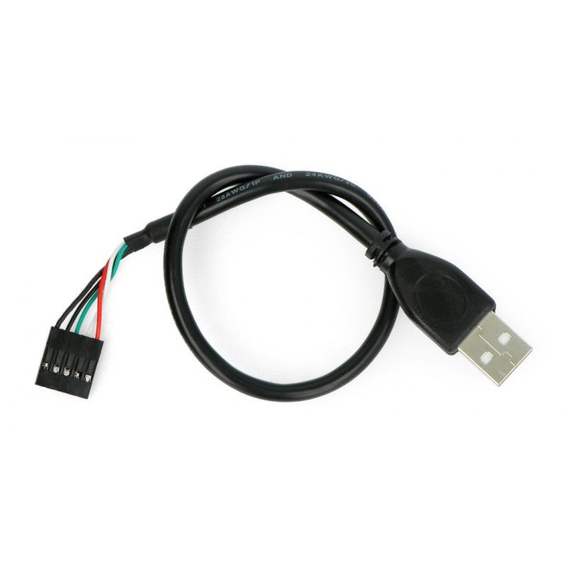 Przewód USB A z gniazdem 1x5 - 0,3 m