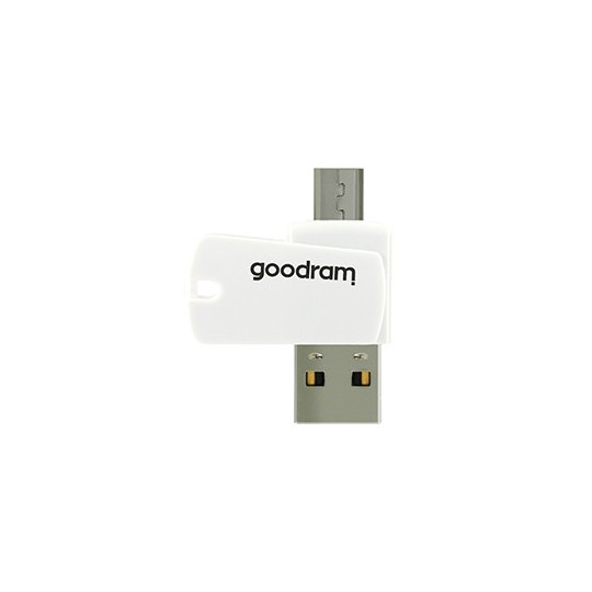 Кардридер MicroSD с входом USB и microUSB OTG - GoodRam