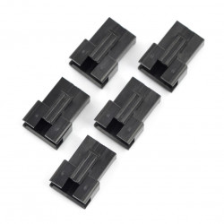 Obudowa gniazda żeńskiego 3-pinowego - raster 2,5mm