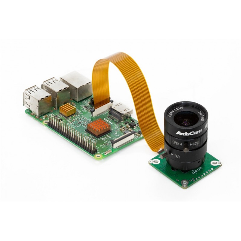 Kamera IMX477 12,3MPx HQ z obiektywem 6mm CS-Mount - dla Raspberry Pi - ArduCam B0240