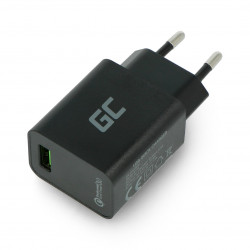 Zasilacz Green Cell Quick Charge 3.0 1xUSB 5V-12V/2,4A