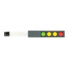 Membrane Switch Keypad 4 Key red/yellow/yellow/green - zdjęcie 2