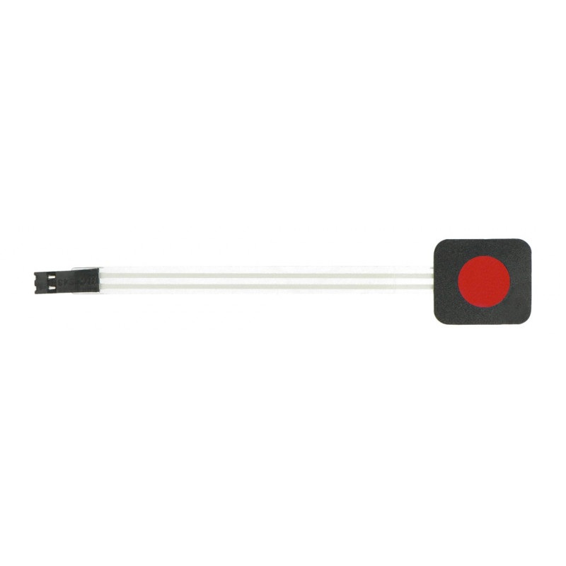 Membrane Switch Keypad 1 Key - red
