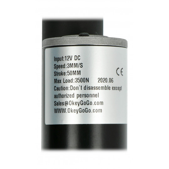 Електричний привід LA-T5P 3500N 3 м/с 12 В з потенціометром - хід 5 см