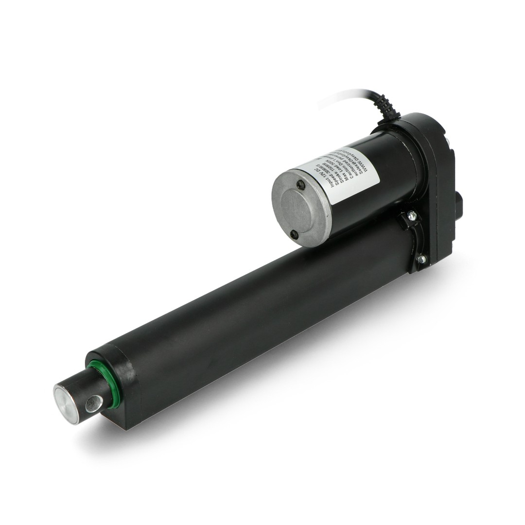 Siłownik elektryczny LA-T5P 500N 30m/s 12V z potencjometrem - wysuw 15cm