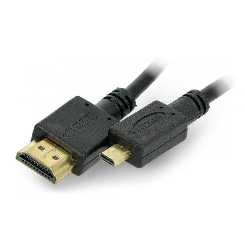 Przewód Gembird microHDMI - HDMI v1.4 - czarny 3m