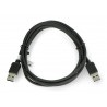 Kabel USB 2.0 Hi-Speed 1,8 m, Czarny - zdjęcie 2