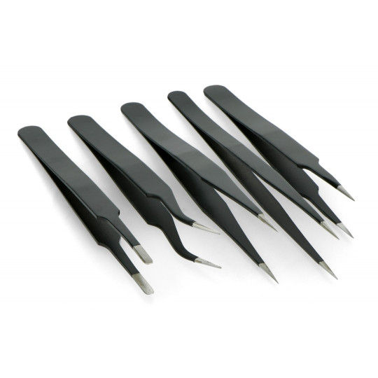 Набір антистатичних пінцетів Yihua - 5 шт.