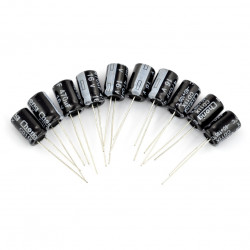 Kondensator elektrolityczny 2200uF/25V 13x21mm 105C THT - 100 szt.