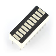 Wyświetlacz LED linijka OSX10201-GGR1 - 10-segmentowy