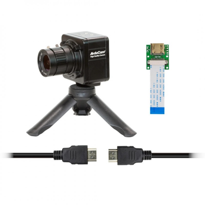 Zestaw z kamerą IMX477 12,3MPx HQ i obiektywem 6mm CS-Mount - dla Nvidia Jetson - ArduCam B0250