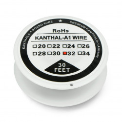 Drut oporowy Kanthal A1 0,20mm 44,7Ω/m - 9,1m