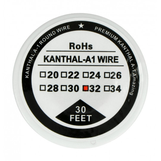 Дріт опору Kanthal A1 0,20 мм 44,7 Ом/м - 9,1 м