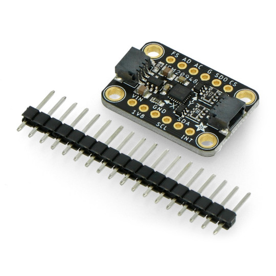 ICM-20948 9DoF - 3-осьовий SPI/I2C Qwiic акселерометр, гіроскоп та магнітометр - Adafruit 4554