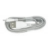 KK21L Kabel micro USB 1M Biały oplot - zdjęcie 2