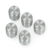 Gałka potencjometru GCL15 srebrna - 15mm
