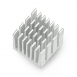 Aluminiowy radiator dla Raspberry Pi 3 - 15x15x15mm - wysoki
