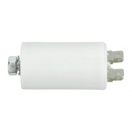 Kondensator silnikowy 8uF/450V 35x62mm z konektorami Kondensator silnikowy 8uF/450V 35x62mm z konektorami