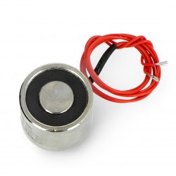 Elektromagnes trzymający 12V 2W 8kgf