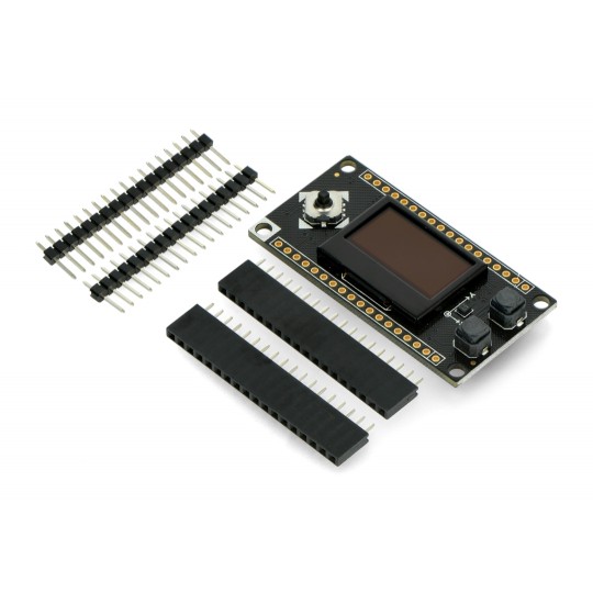 OLED-дисплей DFRobot синього кольору 0,96 дюйма 128x64 пікселів - I2C- для FireBeetle