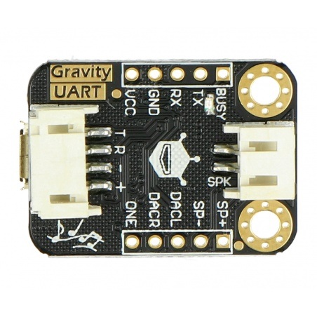 DFRobot Gravity - odtwarzacz MP3 - UART