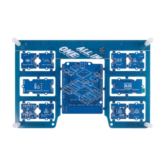 Grove - Arduino Sensor Kit - набір з 10 модулів з BaseShield для Arduino - Seeedstudio 103030375
