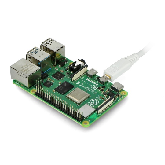 Кабель MicroHDMI - HDMI T7689AX - оригінальний для Raspberry Pi 4/5 - 1 м - білий