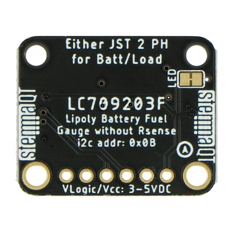 LC709203F - wskaźnik poziomu naładowania akumulatora Li-Pol /
