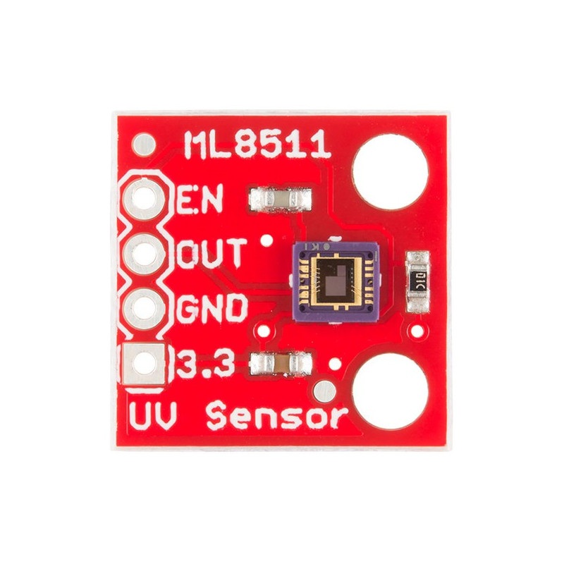 ML8511 - analagowy czujnik światła ultrafioletowego UV - SparkFun
