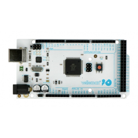 Płytka deweloperska Velleman ATmega2560 Mega - kompatybilny z Arduino Płytka deweloperska Velleman ATmega2560 Mega - kompatybilny z Arduino