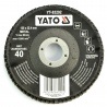 Tarcza ściernica listkowa Yato YT-83292 - wypukła - 125x8mm - zdjęcie 1