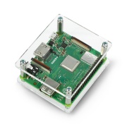 Obudowa Raspberry Pi 3 Model A+ przeźroczysta otwarta
